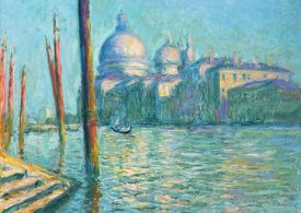 Una veduta di Venezia da 50 milioni di dollari di Monet torna in laguna prima dell'asta da Sotheby's a New York